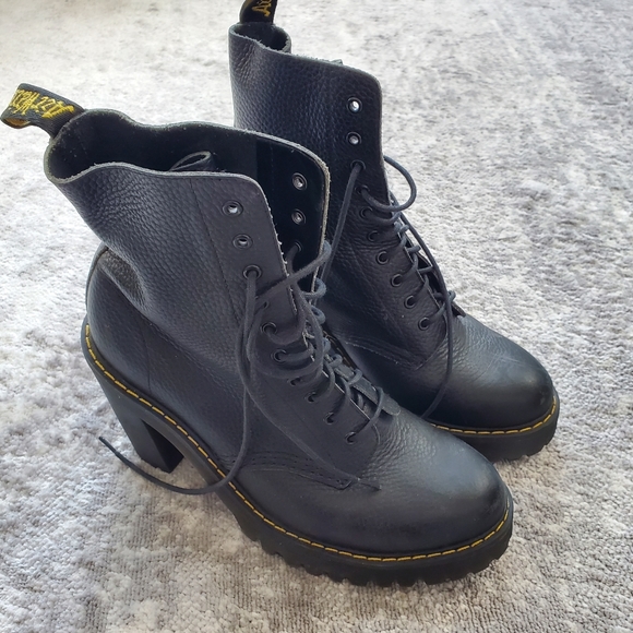 Dr. Martens Shoes - MARTEN’S PLATFORM HEEL COMBAT BOOTS